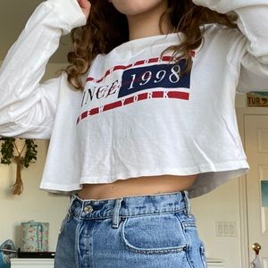 Forever 21 Cropped Long Sleeve